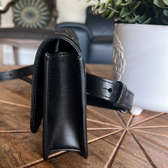 Zadig & Voltaire Monogram BLACK Patterned Belt Bag - Picture 8 of 11